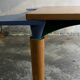 Square convertible table by Francesco Binfaré for Cassina, 1980s.