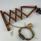 1960s/70s Teak Scissor Lamp Wall Lamp Mid Century Danish Design Denmark