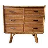 Commode en rotin