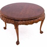 Antique, carved table, Western Europe, around 1910.