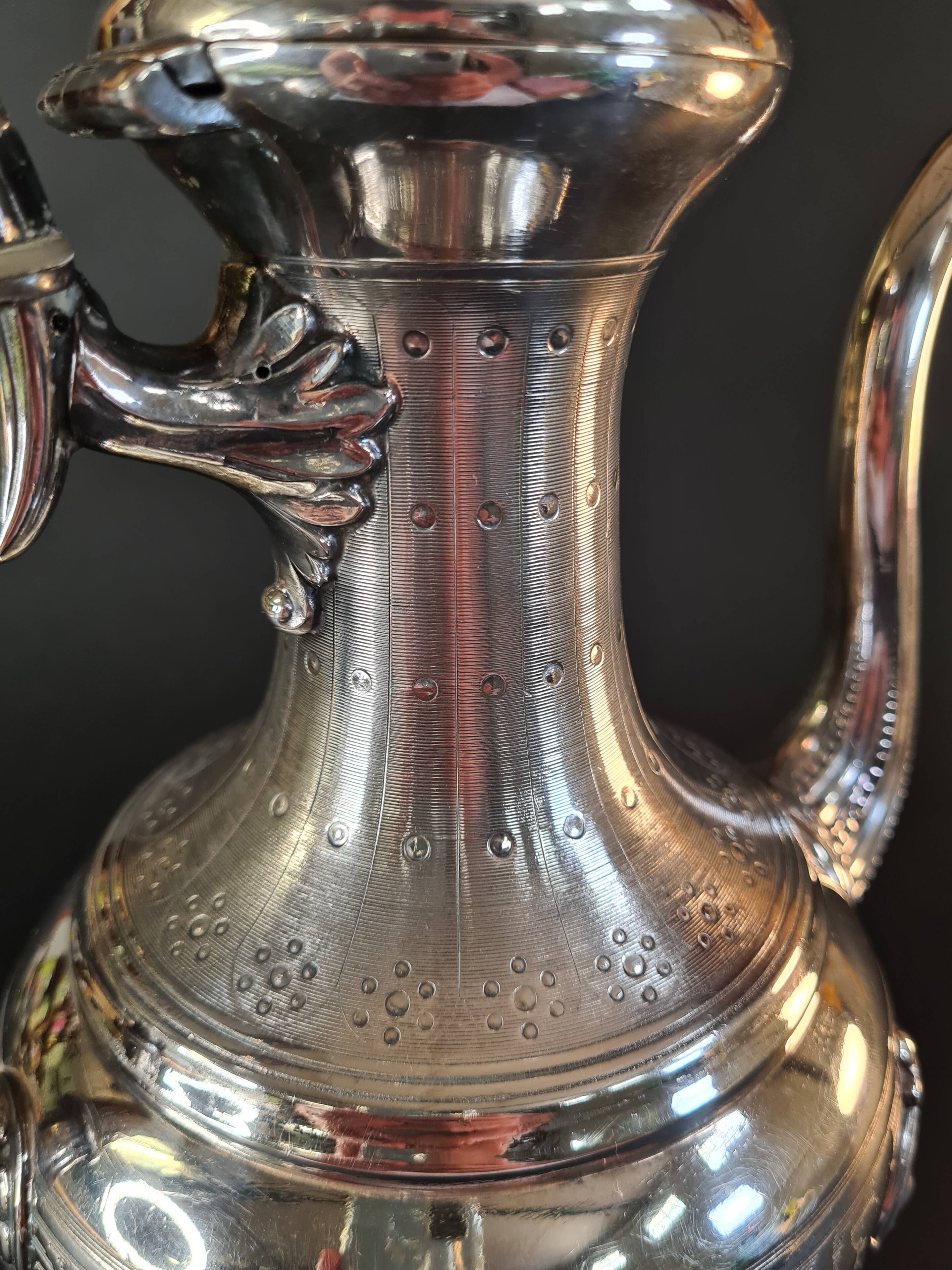 Antique silver-plated pitcher – Louis XVI style