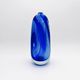 Large Vase R Pierini 1998 Blue White Glass Bubble 31cm 5kg Signed