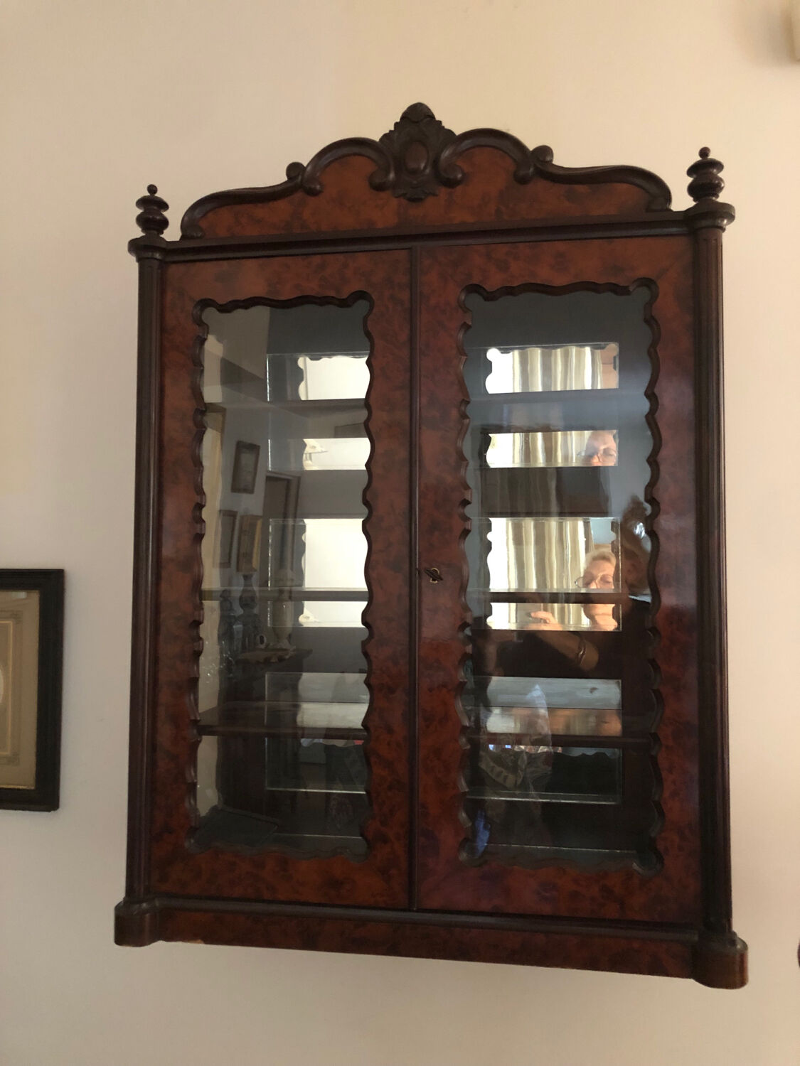 Vitrine murale Napoléon III
