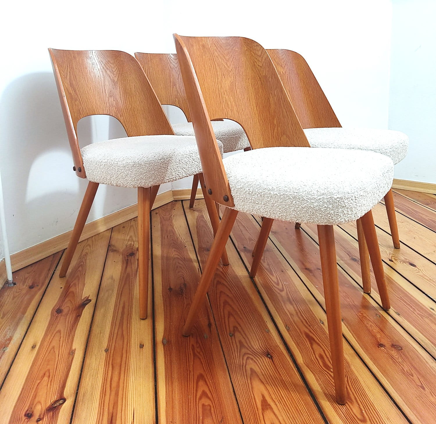 Set of Four Chairs by O. Haerdtl for TON, Czechoslovakia, 1960s