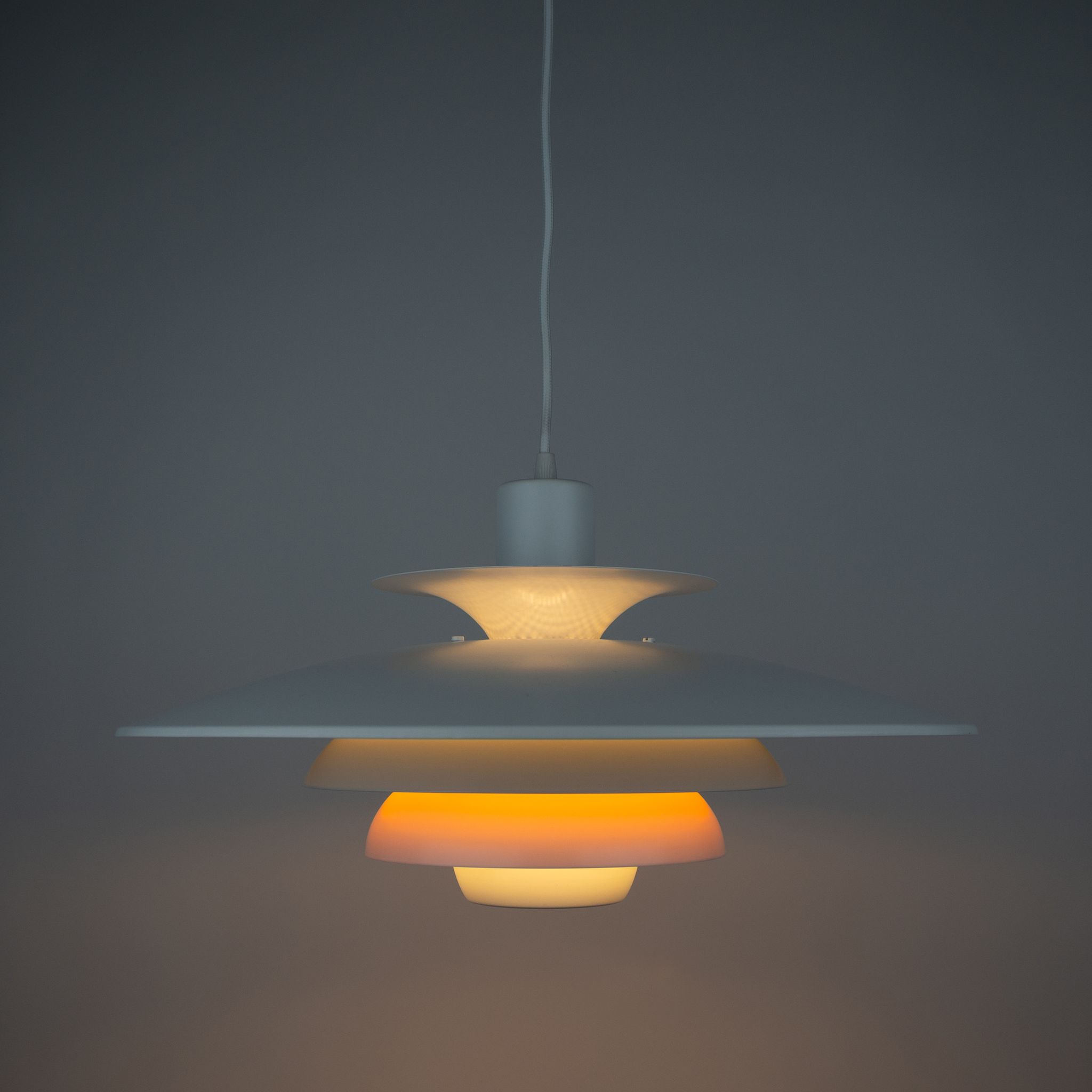 Danish vintage light Sofie by Kurt Wiborg, Jeka, 1980s