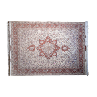 Persian carpet heriz wool and silk handmade 150x207 cm