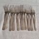 Set of 19 antique silver-plated cutlery by Ercuis - Art Deco style.