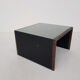 Wood , leather and glass coffee table by Walter Knoll , Germany 1970’s