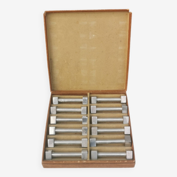 Coffret de 12 porte couteaux vintage "art-deco"