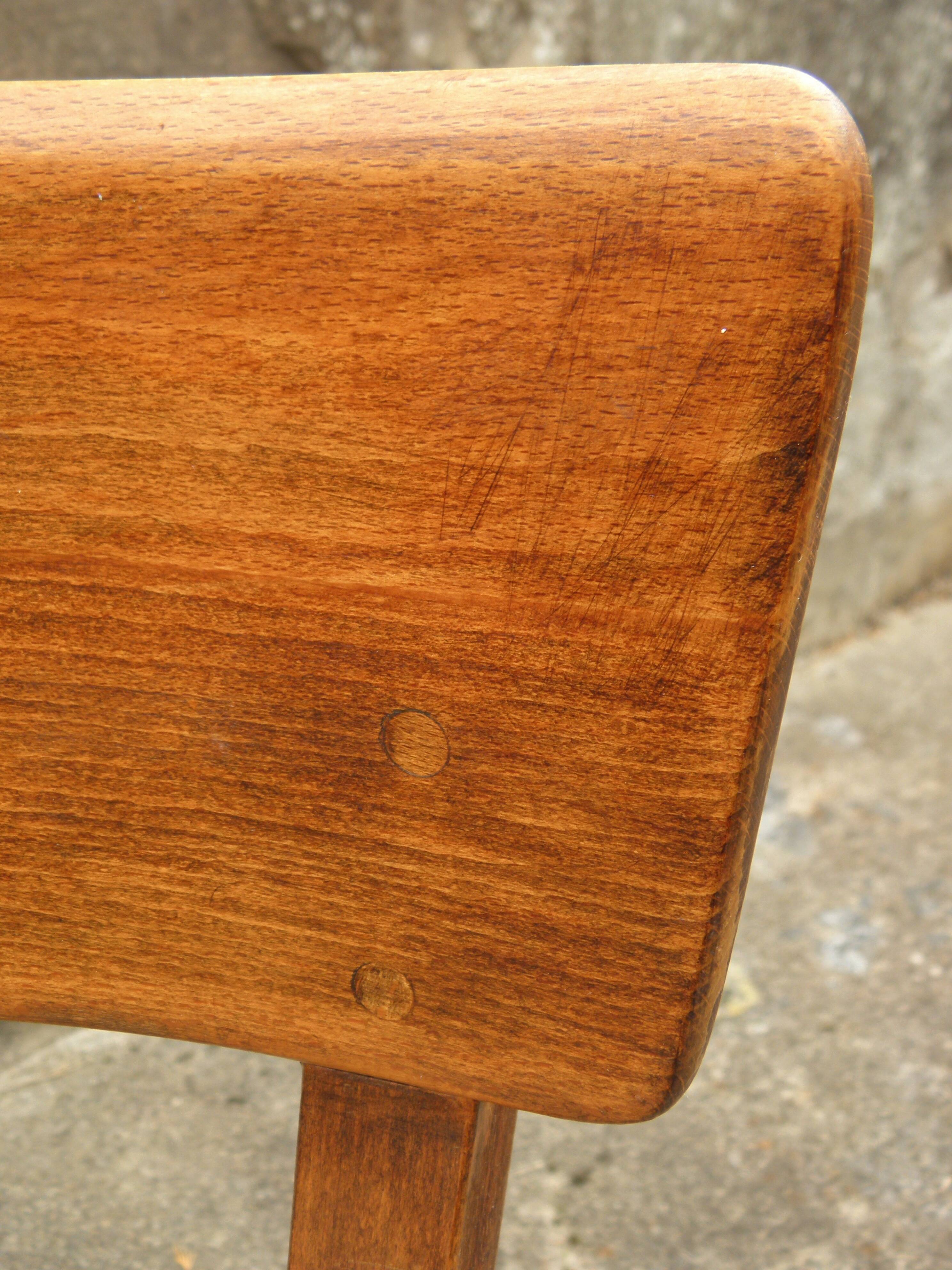 Pair of Baumann bistro chairs