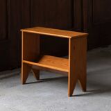 Petit banc / table d'appoint en pin