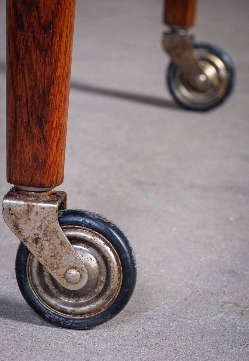 Bar Cart in Rosewood by Edmund Brouer, Denmark, 1970s