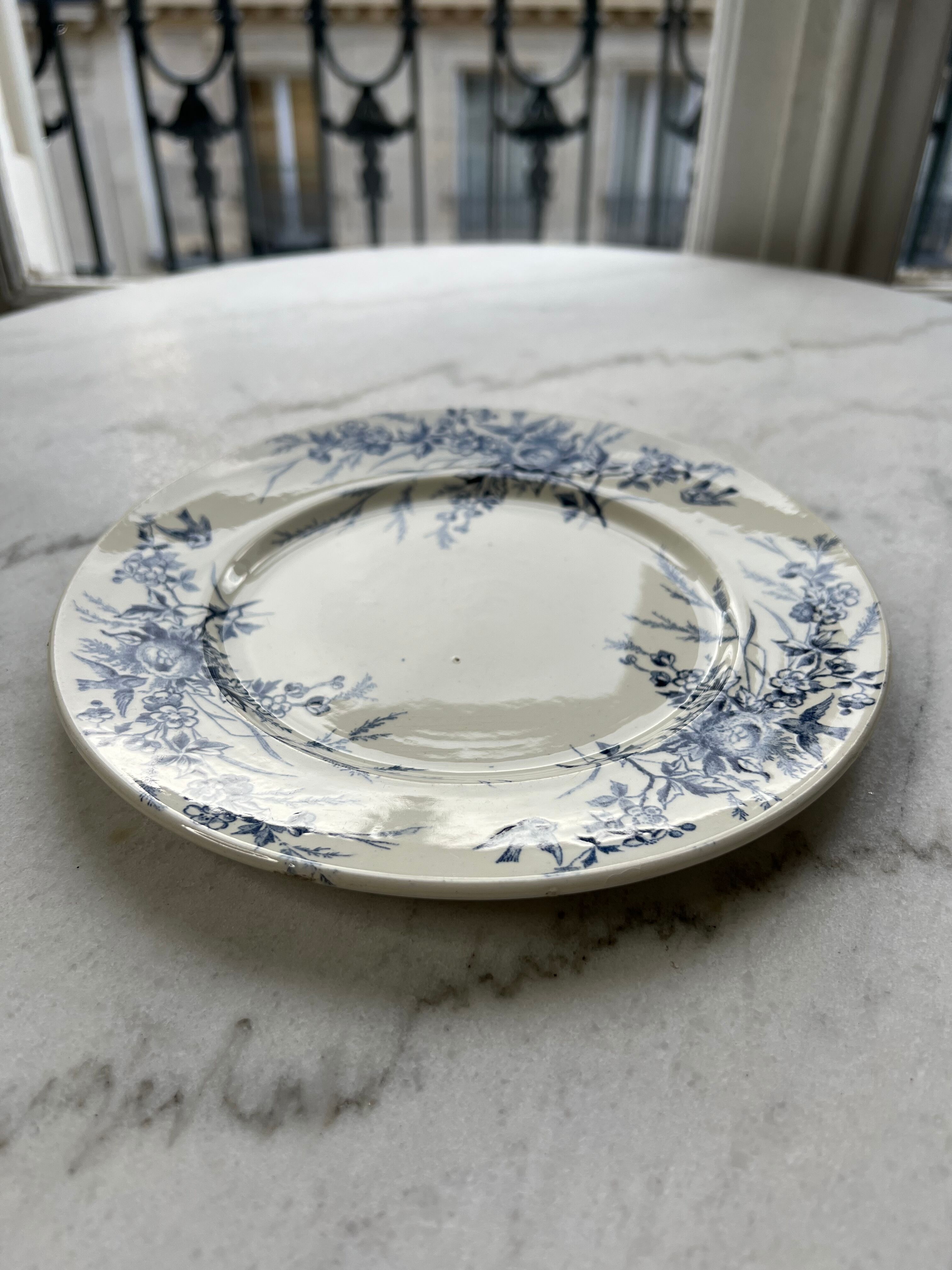 Plate Linotte Terre de Fer
