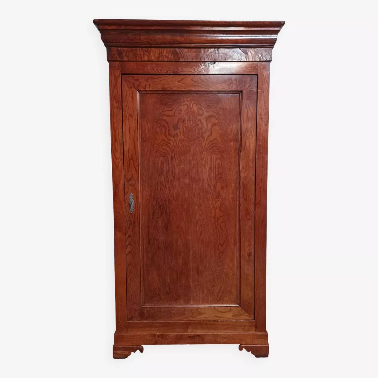 Louis Philippe oak single-door wardrobe