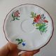 Kg luneville "street lamp" breakfast cup coffee tea earthenware flowers hand-painted - 1