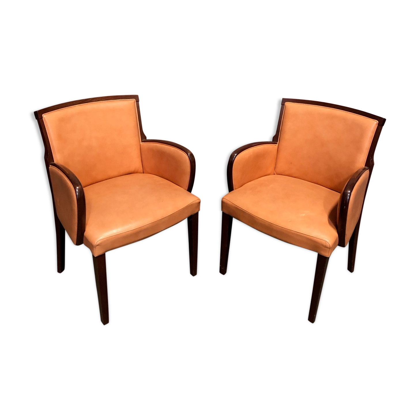 Pair of armchairs from a Dutch hotel