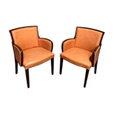 Pair of armchairs from a Dutch hotel