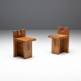 Sesc stools by lina bo bardi for sesc pompeia, brazil, 1970s