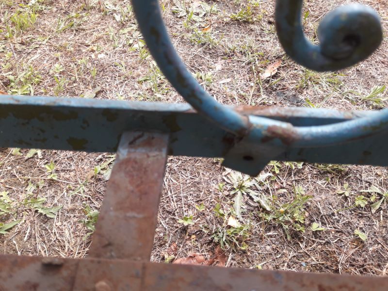 Folding iron bed XIX°