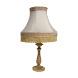 Classic lamp with fringed shade