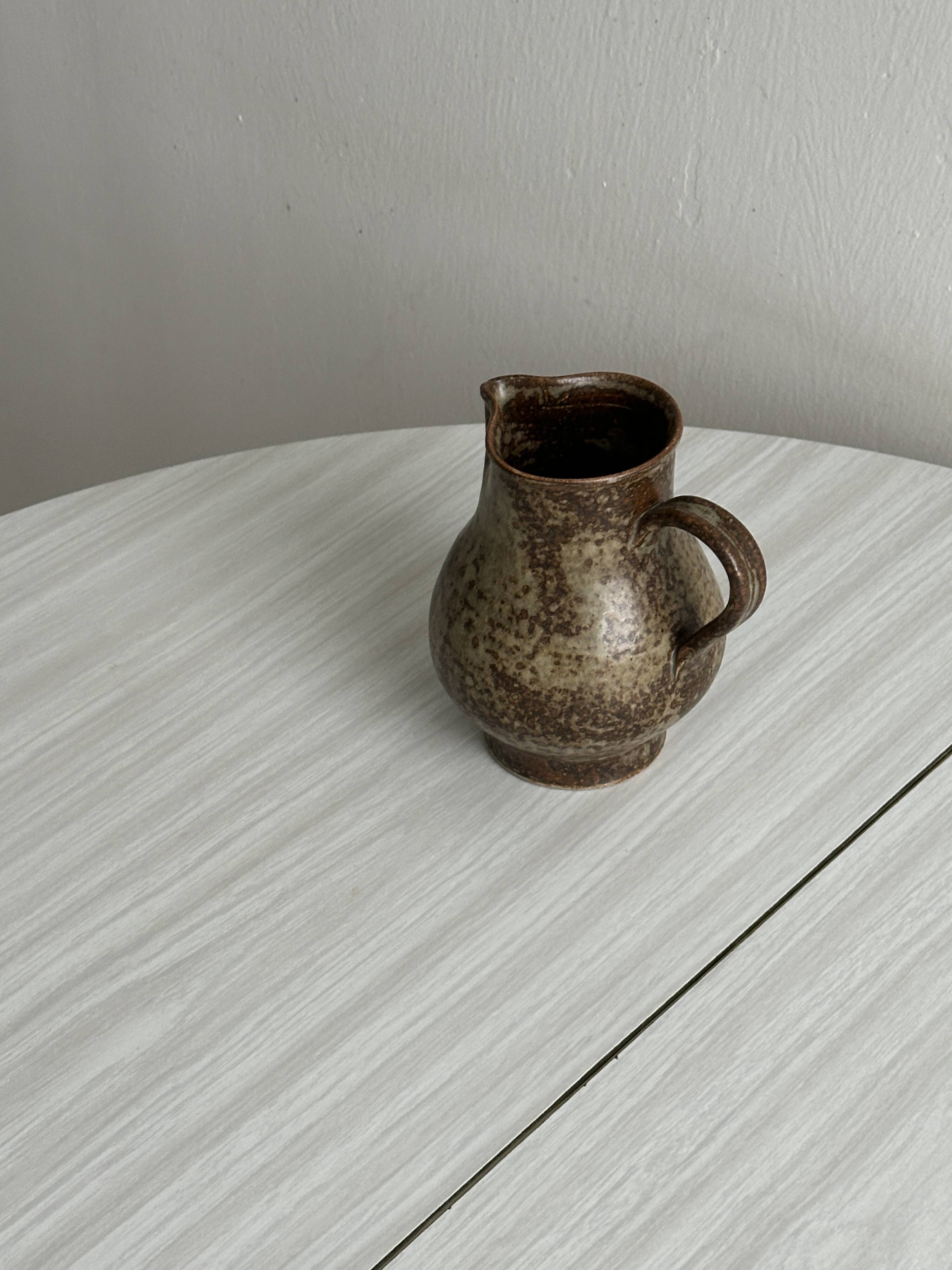 ancient pyrite stone jug