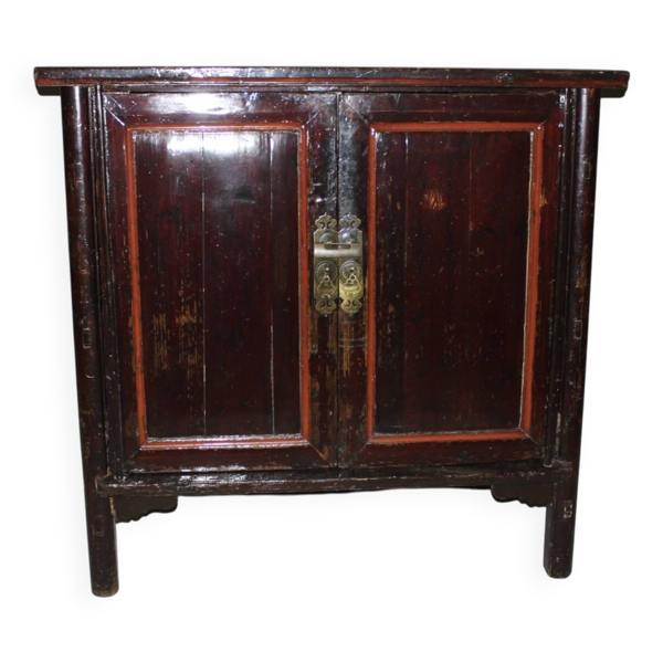 Armoire Chinoise En Bois Laqué Vers 1900