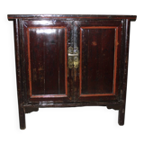 Chinese Lacquered Wood Cabinet Circa 1900