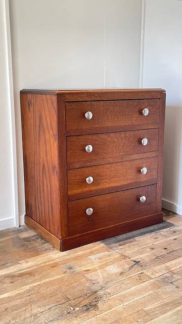 COMMODE Art Déco CHENE Massif