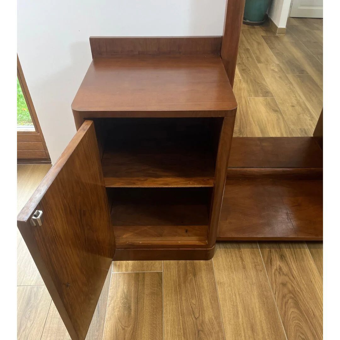 Dressing table - Walnut veneer entryway cabinet, 1940
