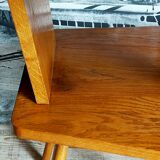 Art-popular armchair 50s in solid wood