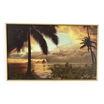Landscape of the islands signed in 1972