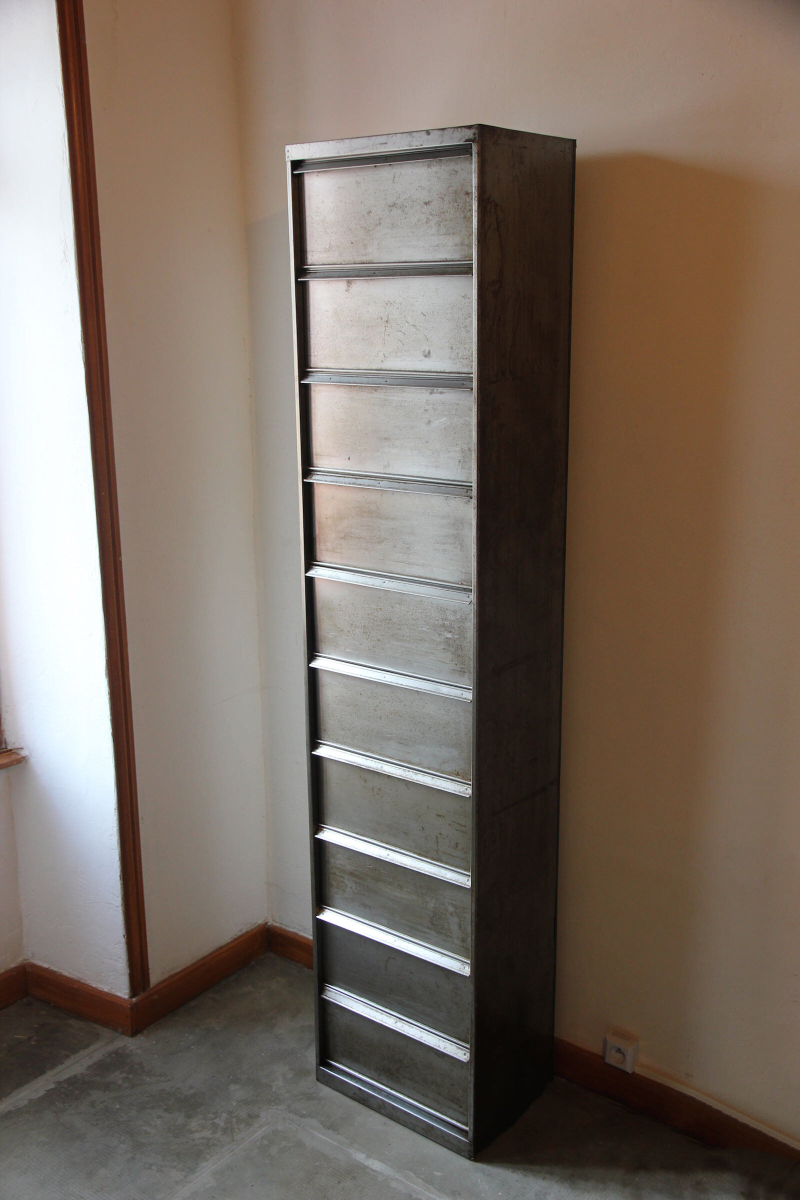 Furniture workshop / column has industrial valves