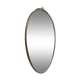 Miroir italien avec cadre en laiton des années 1940-50.