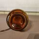 Vintage amber glass lamp base
