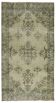 ONE-OF-A-KIND TURKISH HANDWOVEN VINTAGE RUG - RUSTIC VINTAGE CHARM 203X 111