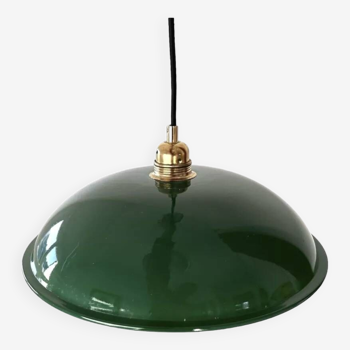 Suspension en opaline verte