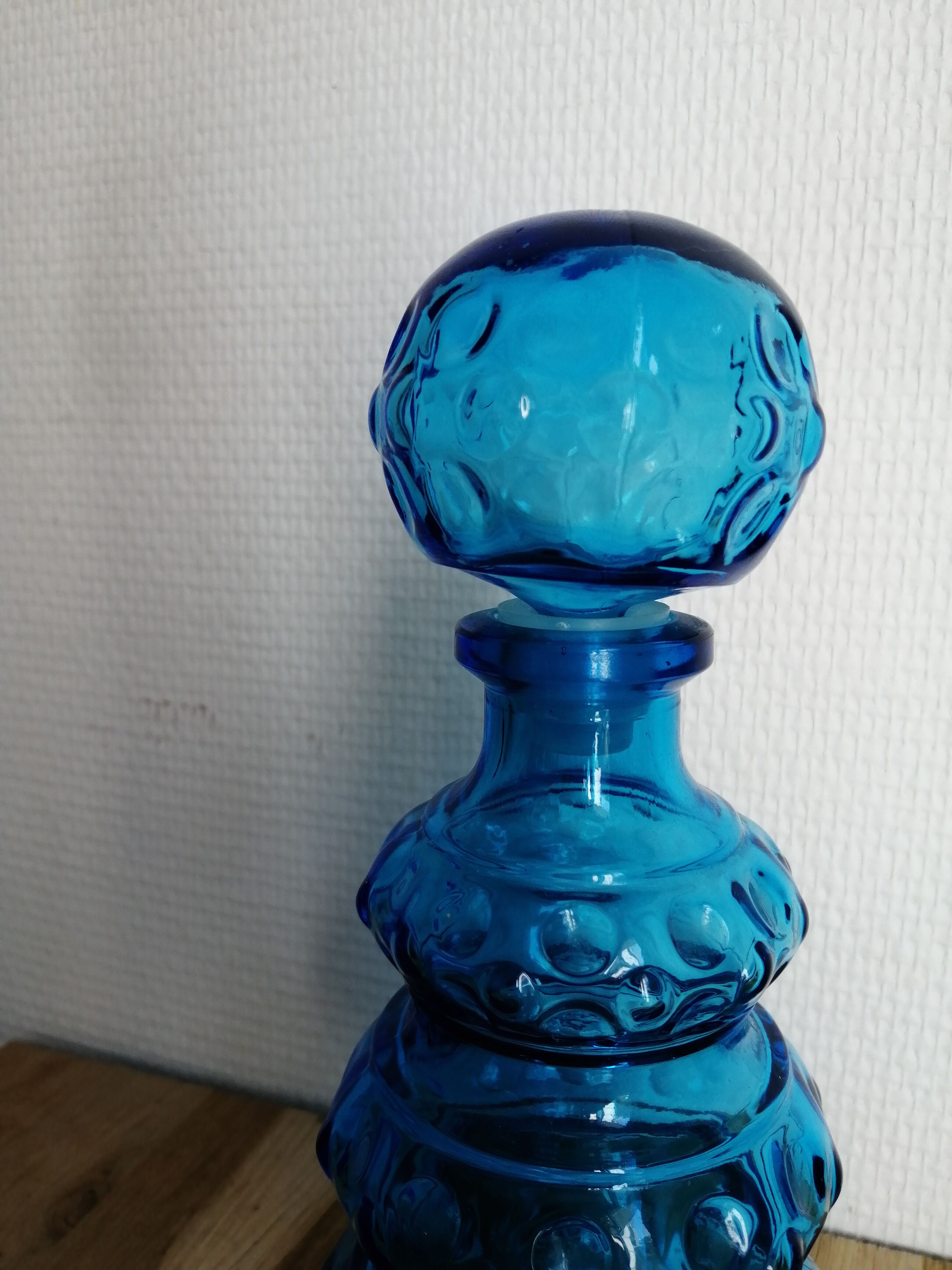Blue carafe