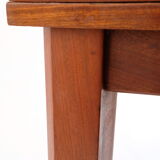 Mid-century square game table, italy, 1960s