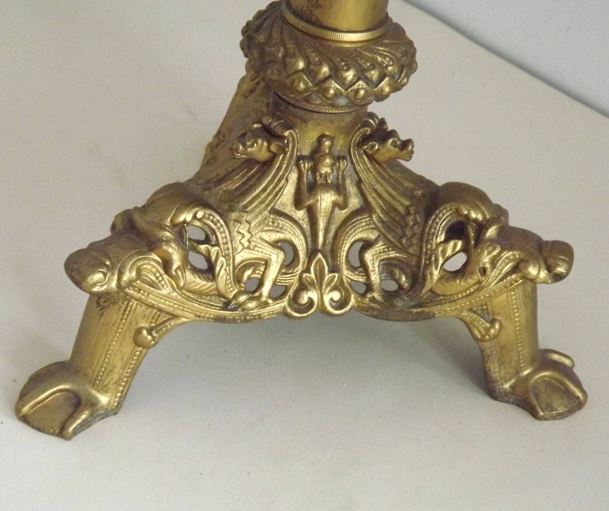 Magnificent French Louis XVI Style Bronze Seven-Light Candelabra LF Paris