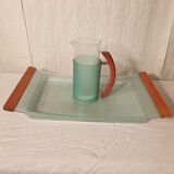 Vintage pitcher and tray