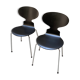 Pair of chairs model Ant - A. Jacobsen edition Fritz Hansen