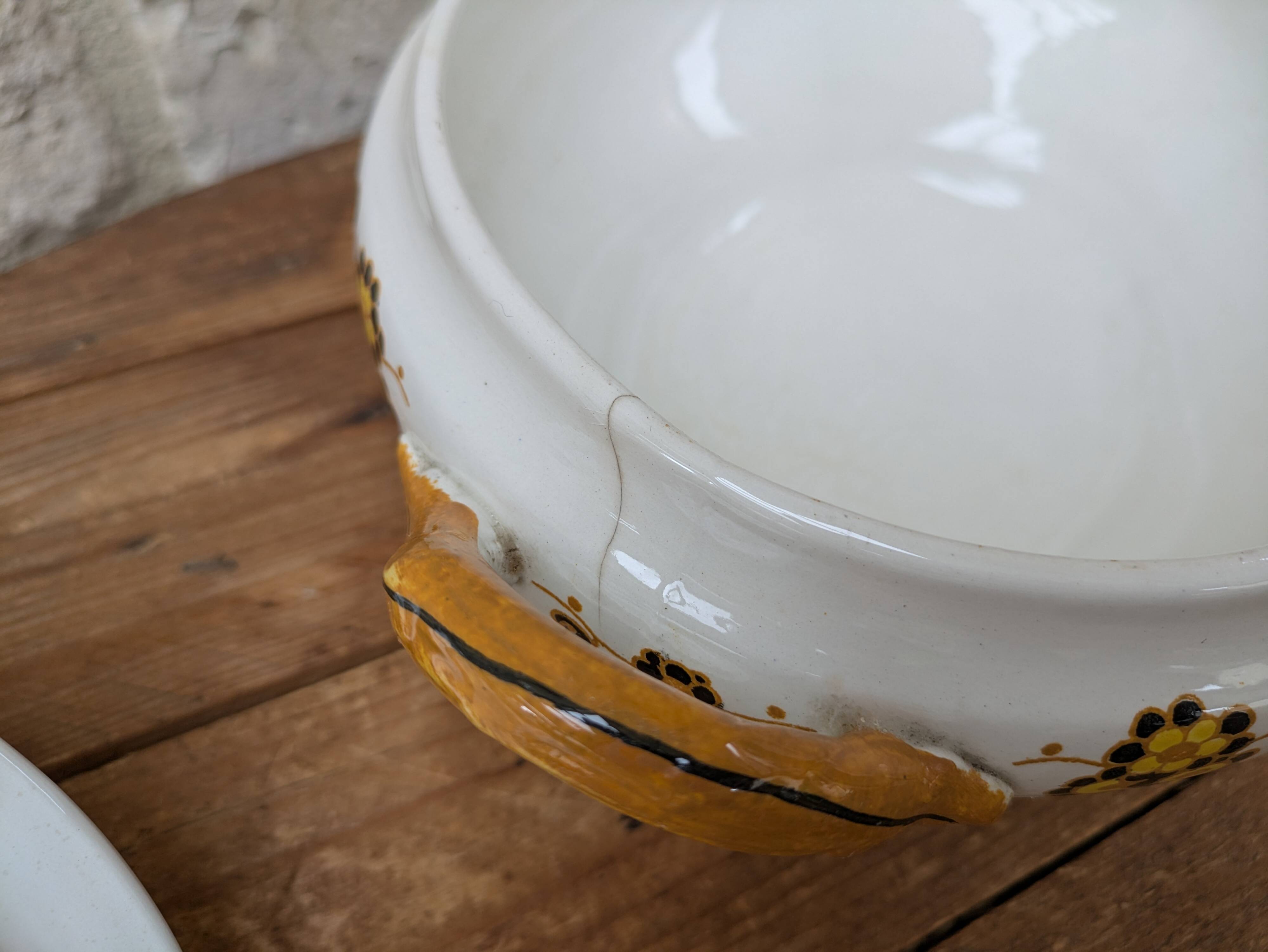 Flory Boch Frères La Louvière soup tureen - ironstone style - vintage decor