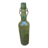 Ancienne bouteille de biere brasserie HEIM Montauban verre vert