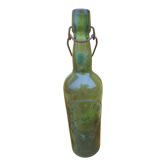Old bottle of beer brewery HEIM Montauban green glass