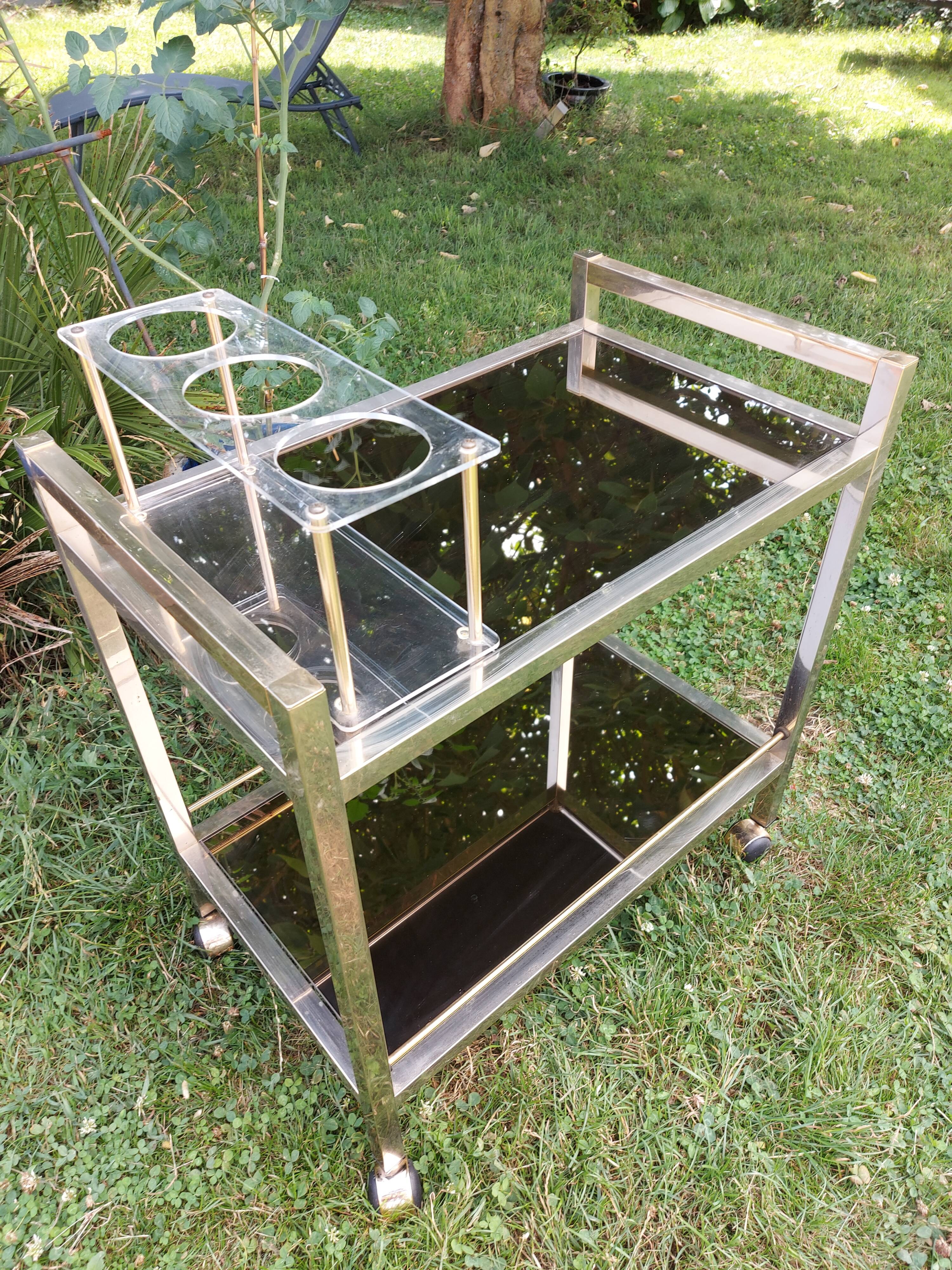 Vintage gold dessert trolley