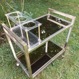 Vintage gold dessert trolley