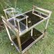 Vintage gold dessert trolley