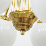 Six-arm chandelier, Poland, 1980s