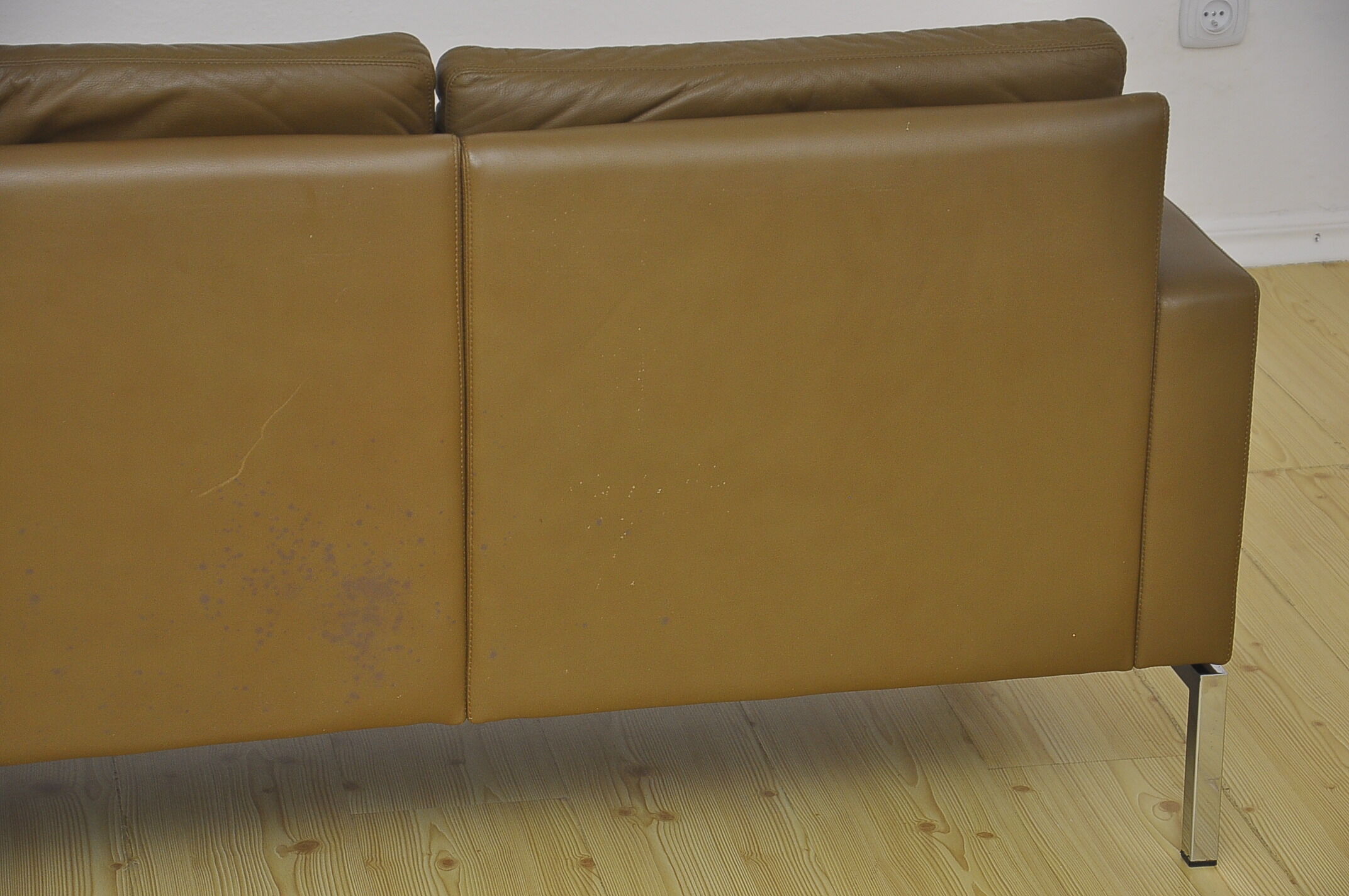 Leather sofa and armchair by Hans Peter Piehl for Wilkhahn, 1960s
