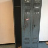 Old vintage industrial wardrobe